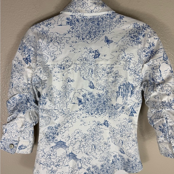 Cinq à Sept Garden Toile Scrunched Canyon Jacket - Picture 9 of 10